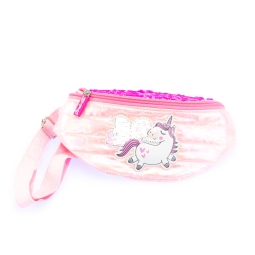 MARSUPIO UNICORNO CON PAILETTES GIRABRILLA