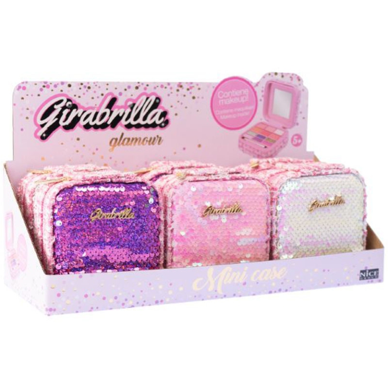 MINI CASE CON PAILETTES 30CM GIRABRILLA 2