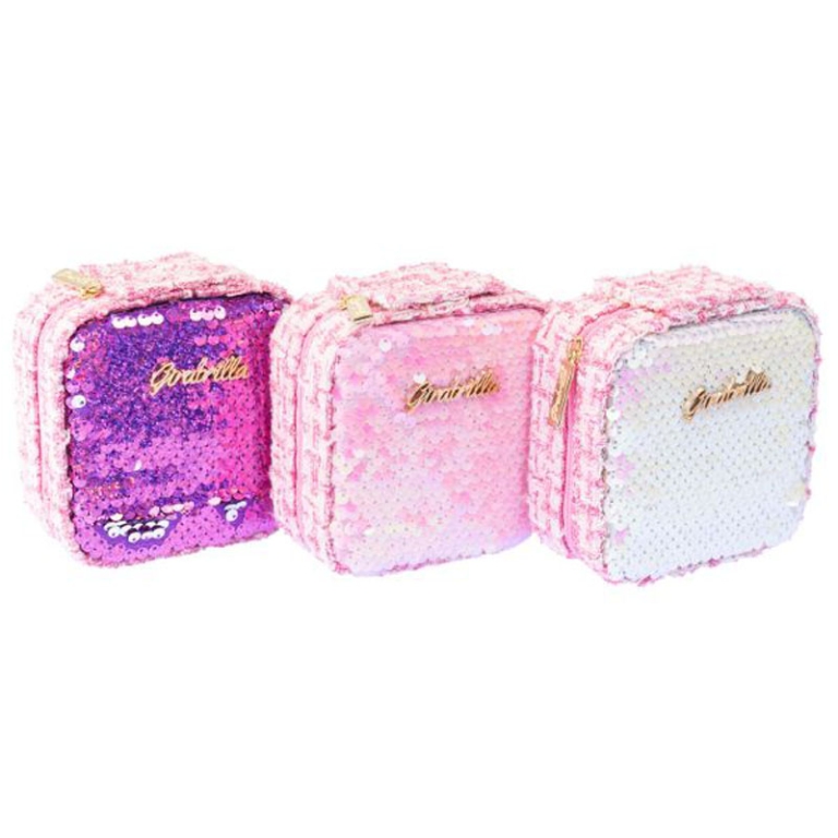 MINI CASE CON PAILETTES 30CM GIRABRILLA 3