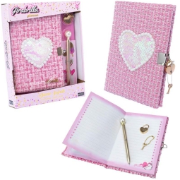 DIARIO SEGRETO CON PAILETTES GIRABRILLA