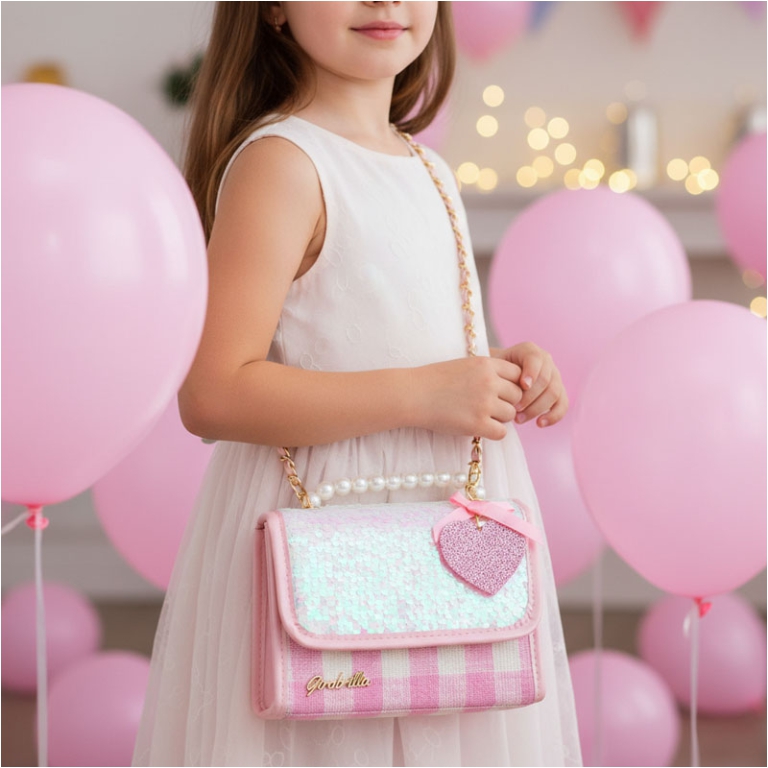 BORSETTA GIO GIO GLOW CON PAILETTES 16X13CM 5