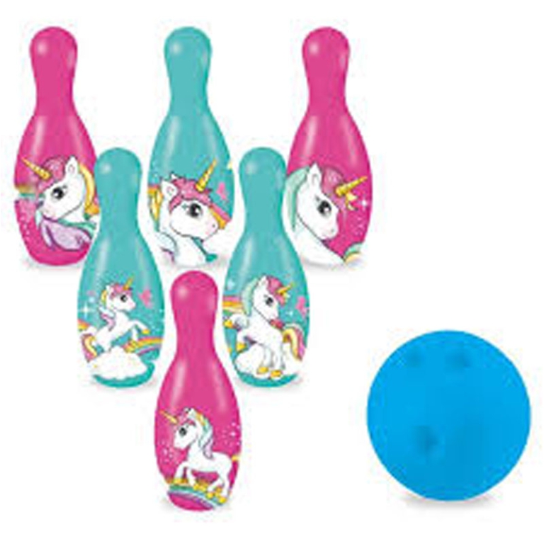 SET BOWLING PALLA + 6 BIRILLI H18CM UNICORNO 2