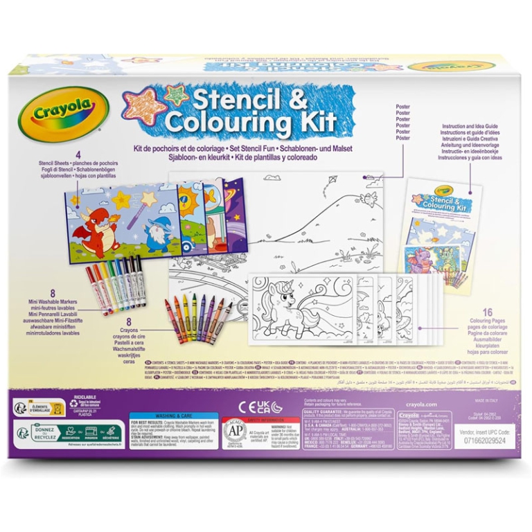 SET DI STENCIL DIVERTENTE 5+ ANNI 3
