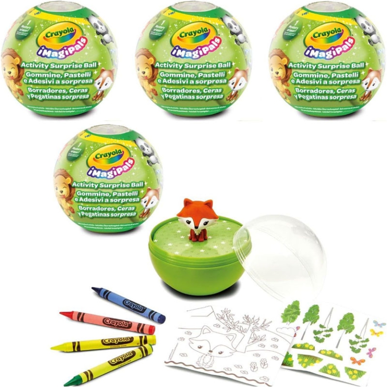 PALLINE CRAYOLA CON SORPRESA 12PZ IN EXPO 2