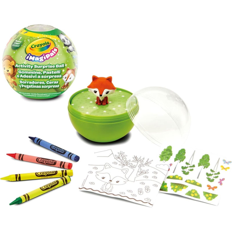 PALLINE CRAYOLA CON SORPRESA 12PZ IN EXPO 5
