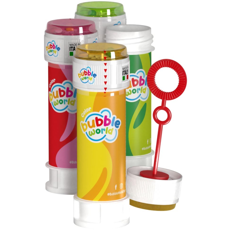 BOLLE SAPONE CON GIOCO NEL TAPPO 60ML 36PZ