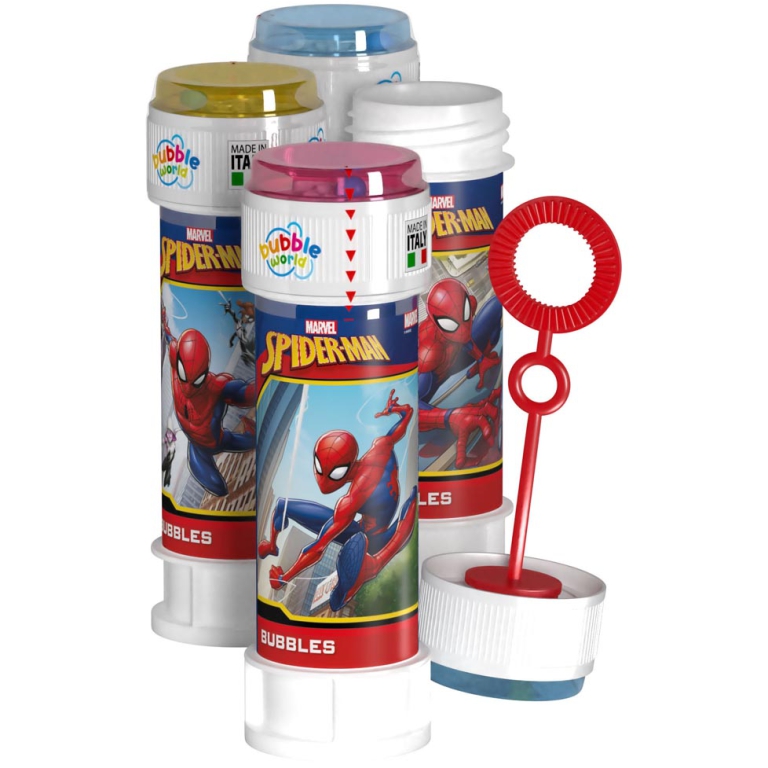 BOLLE SAPONE 60ML 36PZ SPIDERMAN
