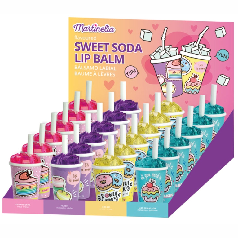 MARTINELIA BALSAMO LABBRA SWEET SODA 7GR 24PZ EXPO
