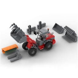 COSTRUZIONI BRIXIES TRATTORE WEIDEMANN 3060