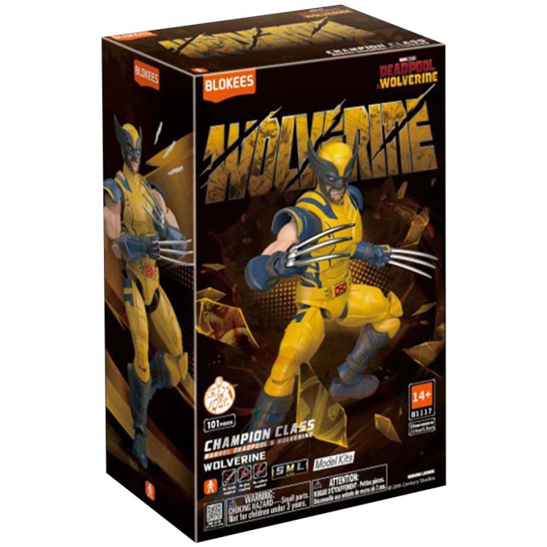 BLOKEES KIT MONTAGGIO MARVEL WOLVERINE 101PZ