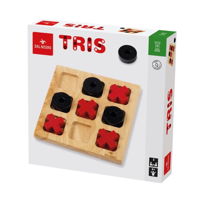 GIOCO TRIS LEGNO DAL NEGRO