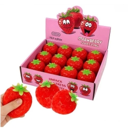 SQUISHY FRAGOLA 7CM 12PZ IN EXPO