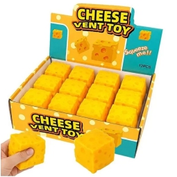 SQUISHY FORMAGGIO 5CM    12PZ IN EXPO
