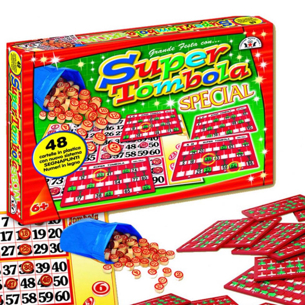 TOMBOLA SUPER TOMBOLA 48 CARTELLE SPECIAL: vendita ingrosso con consegna  veloce