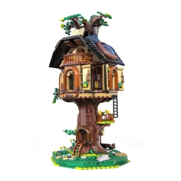 COSTRUZIONI TREE HOUSE LIBRARY 40X23CM LED 1808PZ