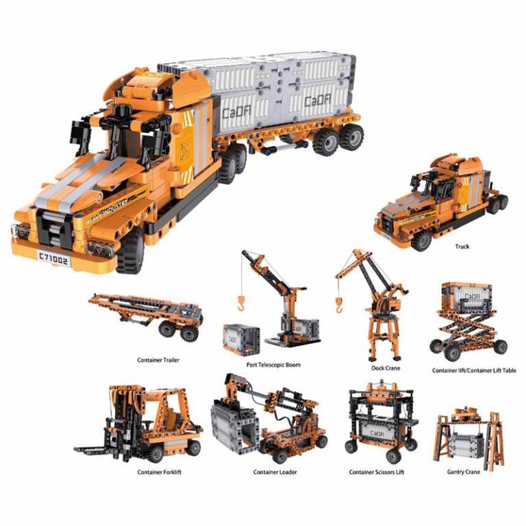 COSTRUZIONI CAMION 10 IN 1 634PZ