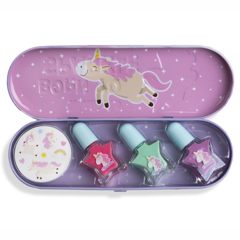 MARTINELIA SET SMALTO UNGHIE + ADESIVI UNICORNO 2