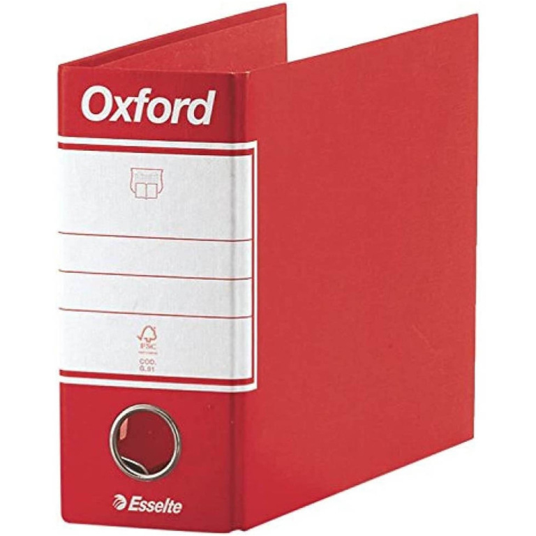 REGISTRATORI OXFORD 8CM  ROSSO MEMORANDUM 3