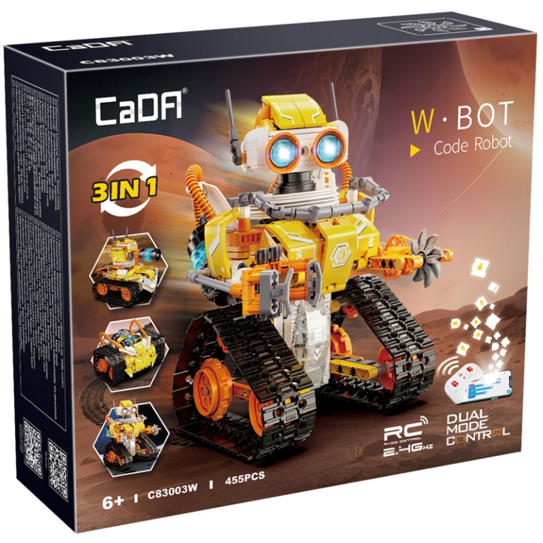 COSTRUZIONE ROBOT 3 IN 1 455PZ