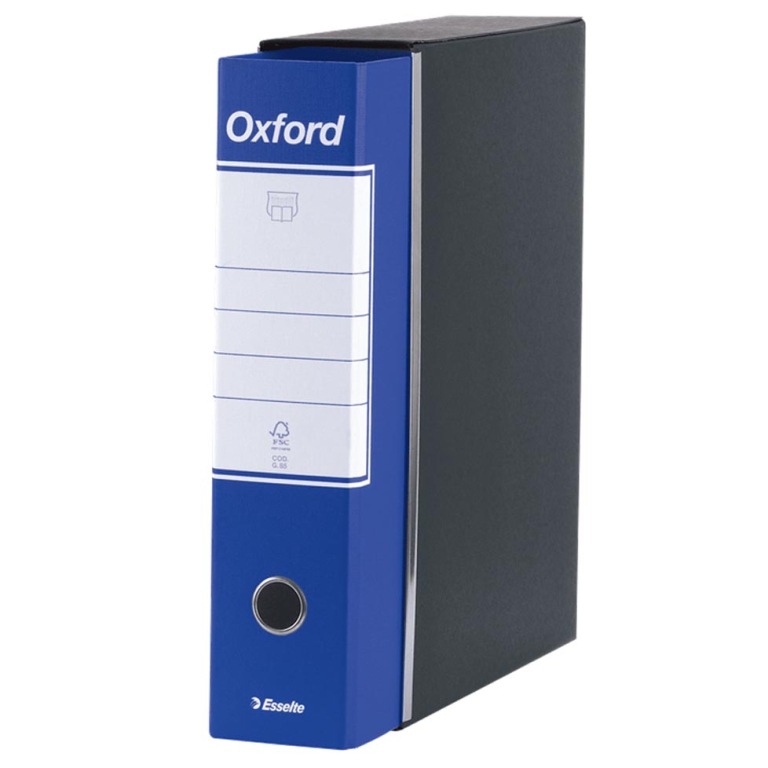 REGISTRATORI OXFORD 8CM  BLU COMMERCIALE 2