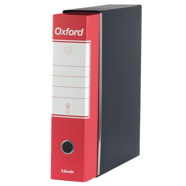 REGISTRATORI OXFORD 8CM  ROSSO COMMERCIALE 2