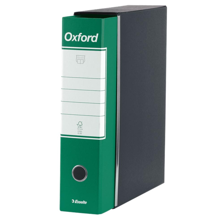 REGISTRATORI OXFORD 8CM  VERDE COMMERCIALE 2