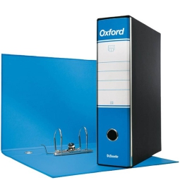 REGISTRATORI OXFORD 8CM  AZZURRO PROTOCOLLO