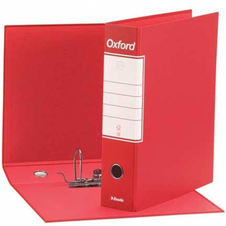 REGISTRATORI OXFORD 8CM  ROSSO PROTOCOLLO 2