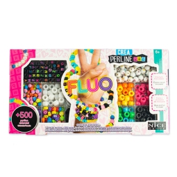 CREA PERLINE ABC 500PZ FLUO 23X12CM
