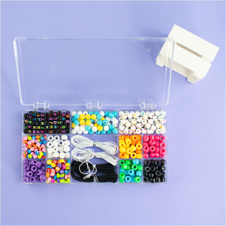 CREA PERLINE ABC 500PZ FLUO 23X12CM 2