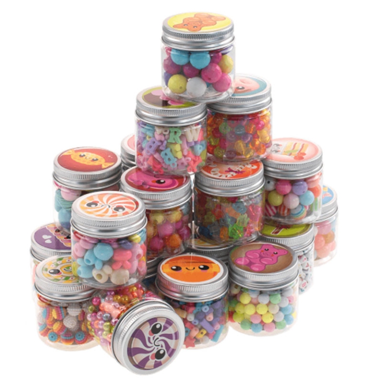 PERLINE CANDY BEADS IN BARATTOLO 5X5CM 2