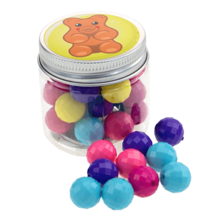 PERLINE CANDY BEADS IN BARATTOLO 5X5CM 3