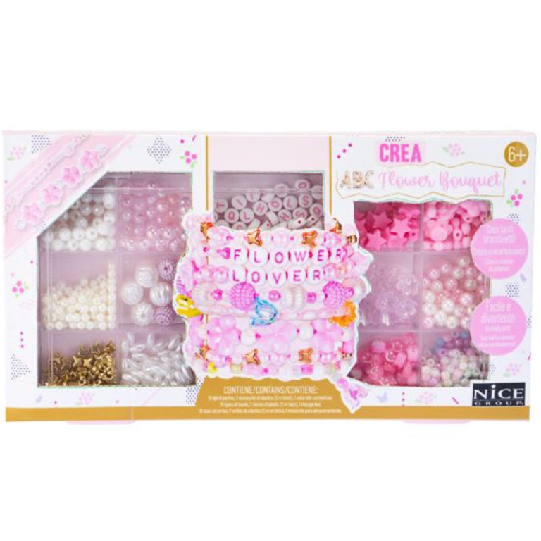 CONFEZIONE PERLINE ABC   FLOWER BOUTIQUE 23X12CM