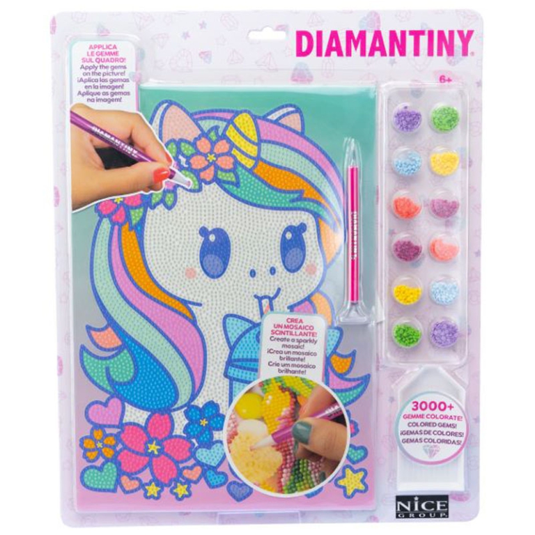 DIAMANTINY UNICORNO 30X36CM 3