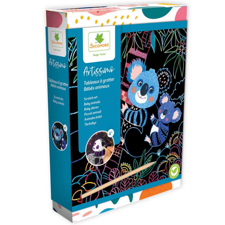 SCRATCH ART CUCCIOLI     4+ ANNI