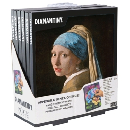 DIAMANTINY QUADRO SU TELA 32X30CM ASSORTIMENTO 12