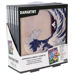 DIAMANTINY QUADRO SU TELA 32X30CM ASSORTIMENTO 13