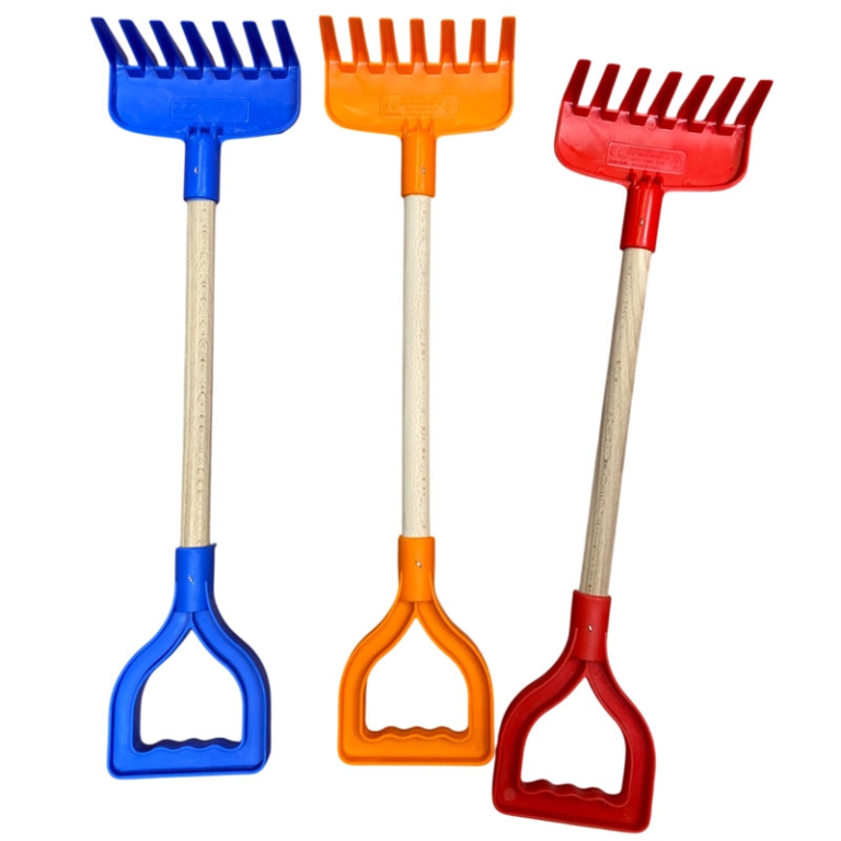 RASTRELLO 47CM CON MANICO IN LEGNO