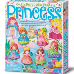 MODELLA E DIPINGI PRINCIPESSE GLITTER