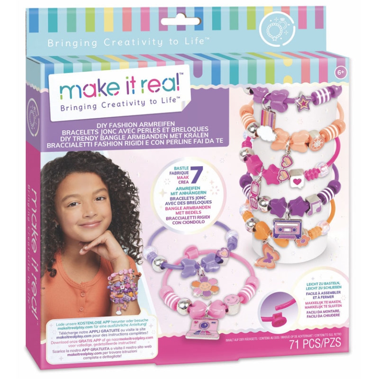 BRACCIALETTI FASHION RIGIDI CON PERLINE