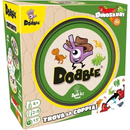 DOBBLE DINOSAURI 4+ ANNI 2-8 GIOCATORI