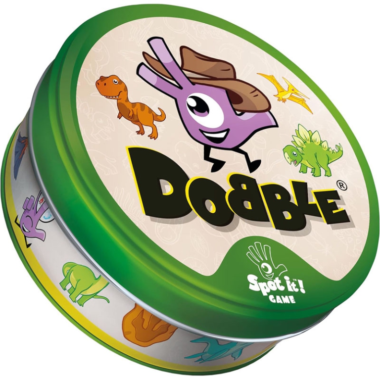 DOBBLE DINOSAURI 4+ ANNI 2-8 GIOCATORI 2