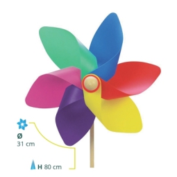 GIRANDOLA GIRASOLE D31CM BIG BANDIERA PASTELLO