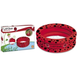 PISCINA 3 ANELLI GONFIABILE LADY BUG