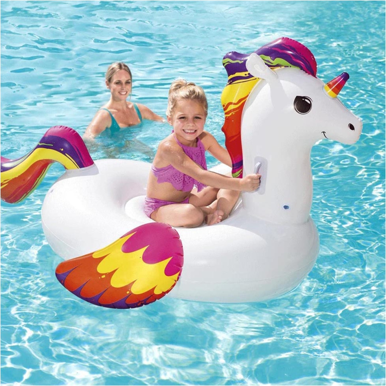CAVALCABILE GONFIABILE UNICORNO 155X119CM 2