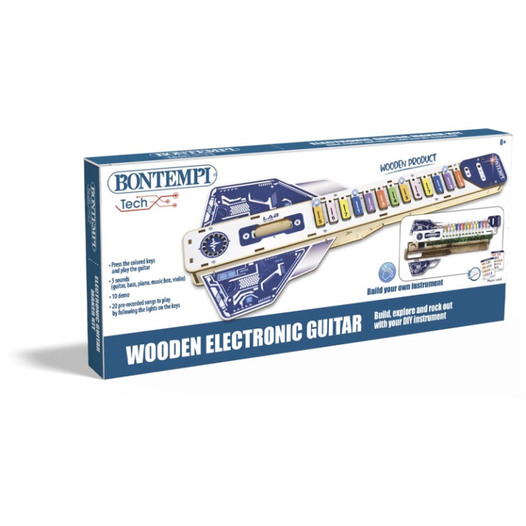 CHITARRA ELETTRONICA LEGNO DA COSTRUIRE 3