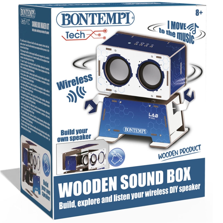 SOUND BOX WIRELESS LEGNO DA COSTRUIRE