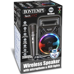 SPEAKER WIRELESS CON LUCI E  MICROFONO