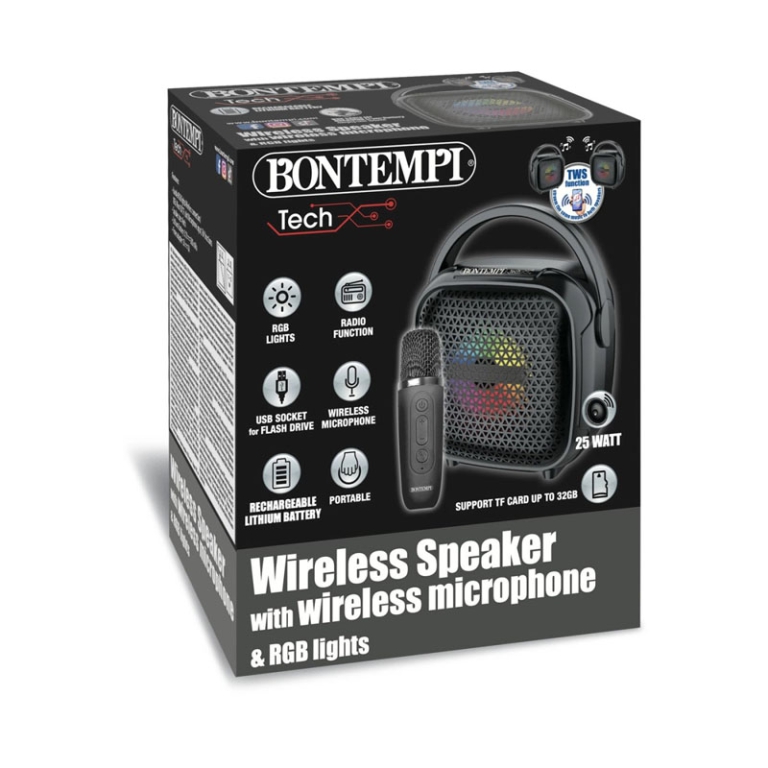CASSA WIRELESS CON MICROFONO 3