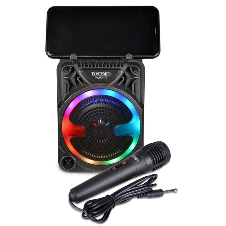 SPEAKER WIRELESS CON LUCI E  MICROFONO 2